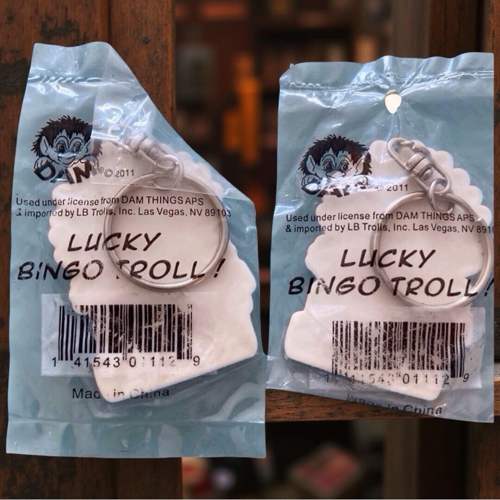 Vintage Lucky Bingo Troll Keychain NWT | 90s Nostalgia - Picture 4 of 5